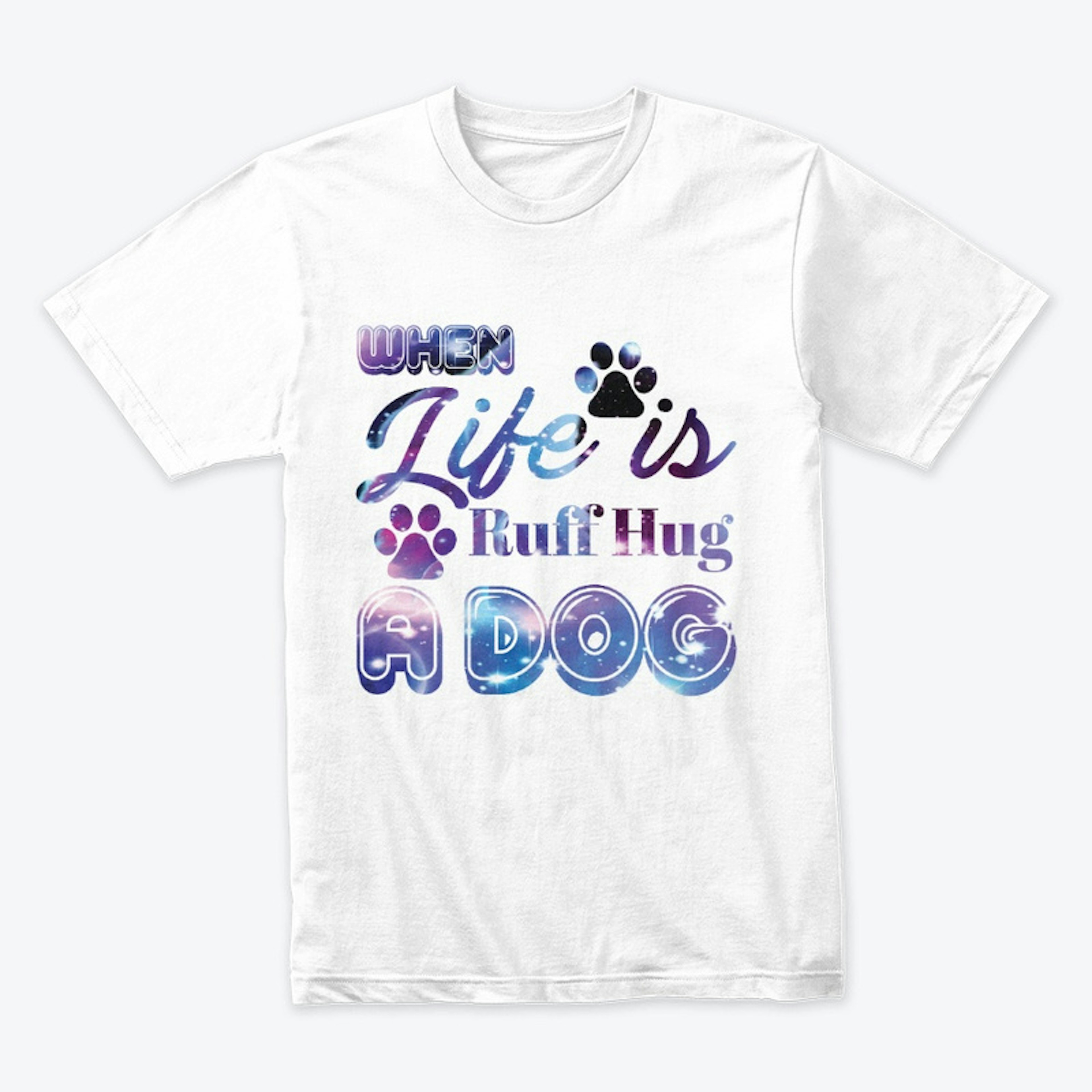 Sad dog t-shirt hug a Dog